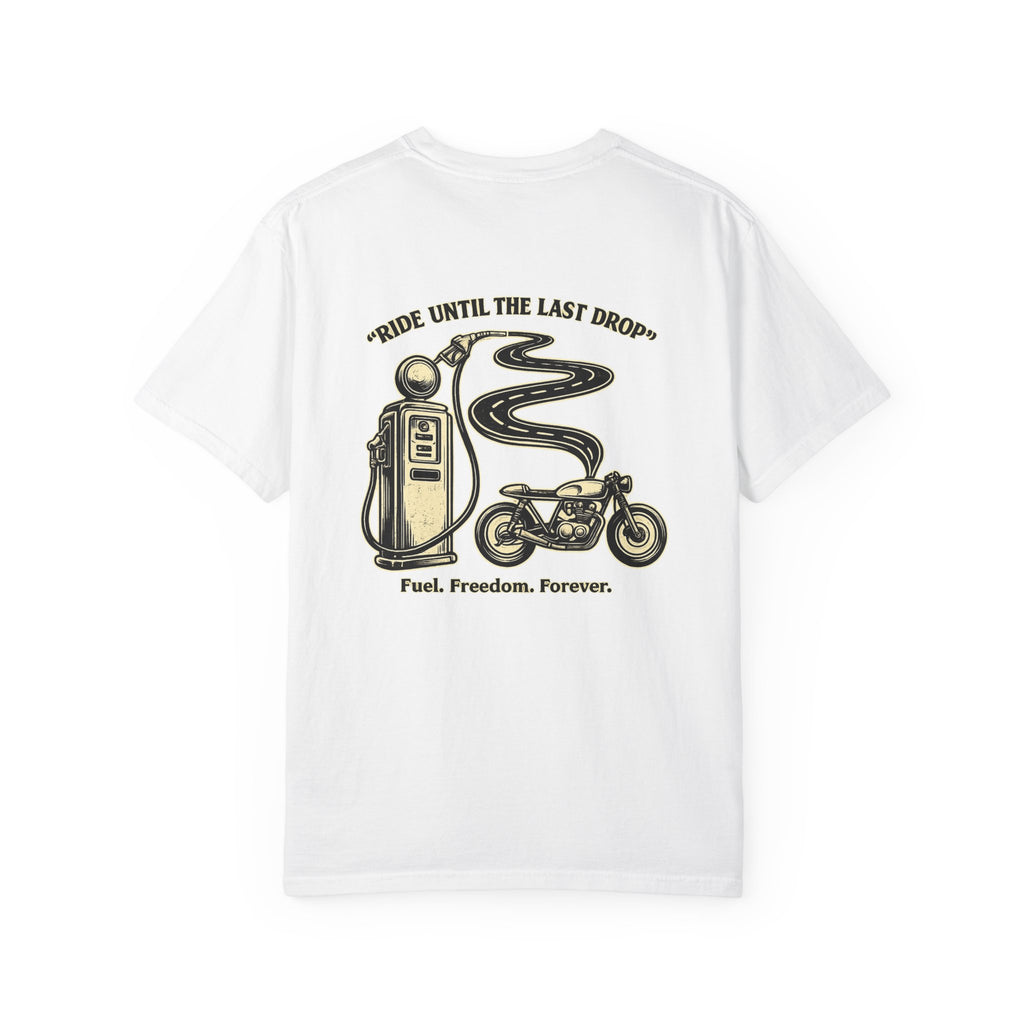 Tee-shirt moto « Ride until last drop »