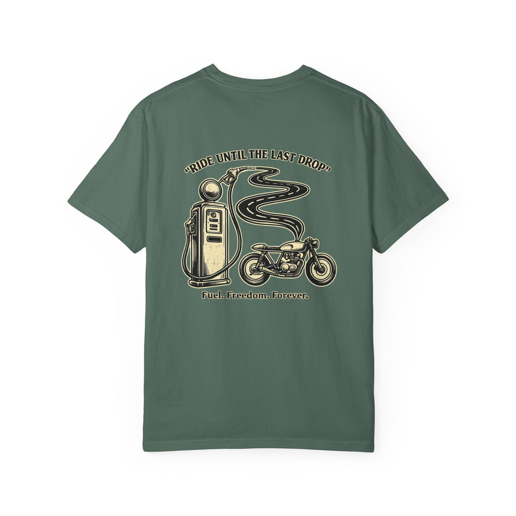 Tee-shirt moto « Ride until last drop »