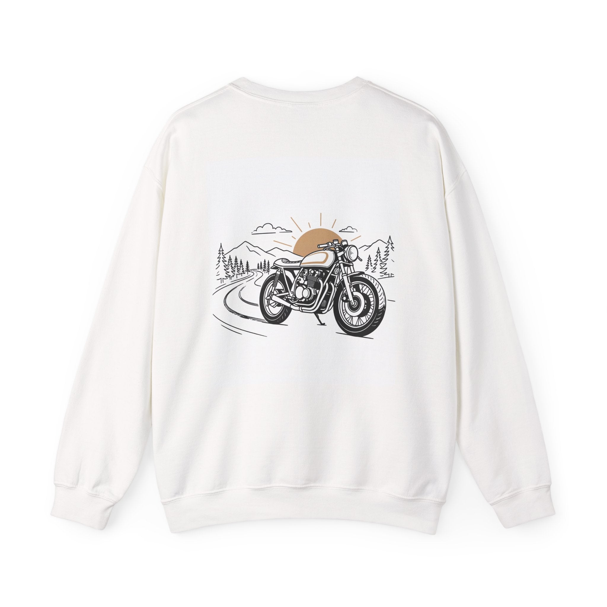 Motorcycle Sunset Crewneck Sweatshirt